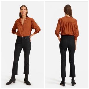 Everlane The Kick Crop Jeans Black Size 25 Regular